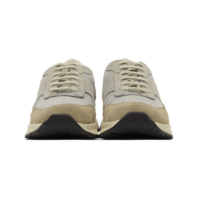 Shop Common Projects Grey Track Classic Low Sneakers In 7543 Grey
