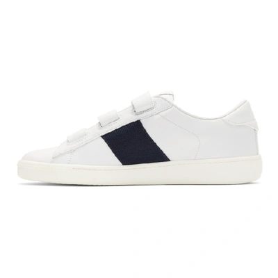 Shop Moncler Genius 7 Moncler Fragment Hiroshi Fujiwara White Leather Franz Scarpa Sneakers In 001white
