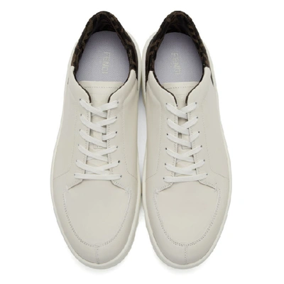 Shop Fendi White 'forever ' Hybrid Sneakers In F16xz - Whi