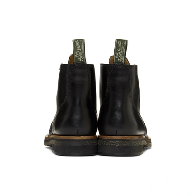 Shop Polo Ralph Lauren Black Army Boots