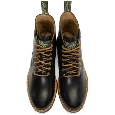 Shop Polo Ralph Lauren Black Army Boots