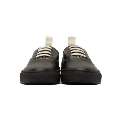 Shop Common Projects Black Four Hole Sneaker In 7547 Black