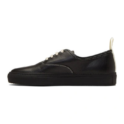 Shop Common Projects Black Four Hole Sneaker In 7547 Black