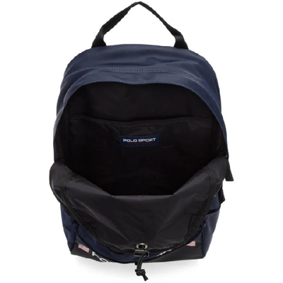 Shop Polo Ralph Lauren Navy Nylon Polo Sport Backpack