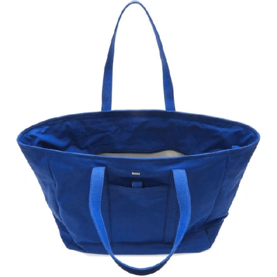 Shop Hugo Boss Boss Blue Artspace Tote In 440 Acqua