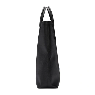 Shop Givenchy Black Rainbow Signature Tote In 001 Black