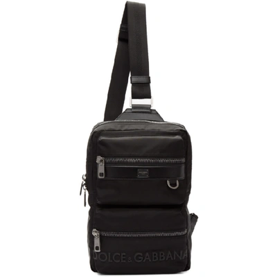 Shop Dolce & Gabbana Dolce And Gabbana Black Sicilia Dna Backpack