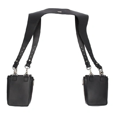 Shop Amiri Black Body Harness Bag