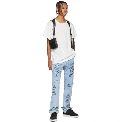 Shop Amiri Black Body Harness Bag