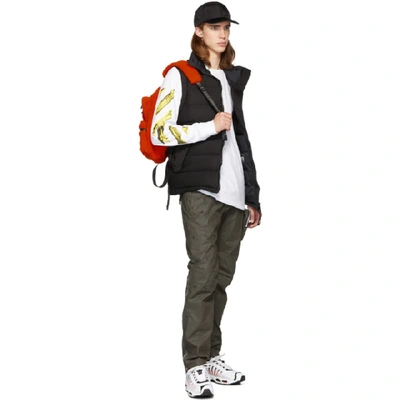 Shop Off-white Red Mini Sherpa Backpack In 2000 Redno