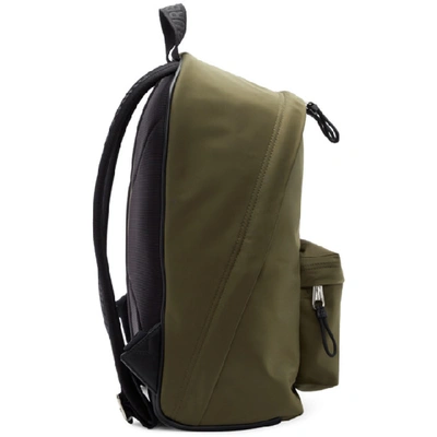 Shop Burberry Green Canvas Jett Backpack