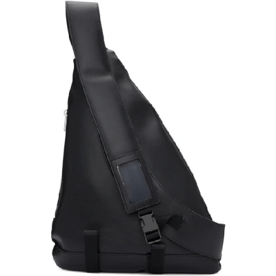 Shop Givenchy Black One Shoulder Envelope Backpack In 001-black