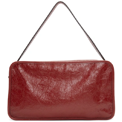 Shop Gucci Red Morpheus Bag In 6420 Red