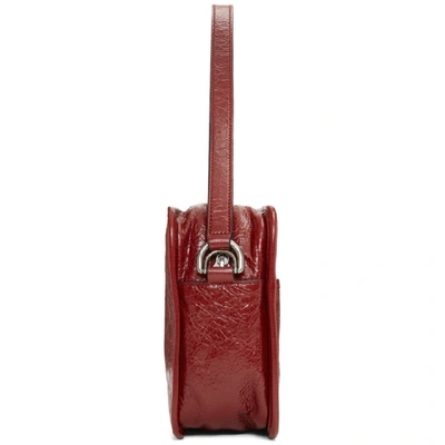 Shop Gucci Red Morpheus Bag In 6420 Red