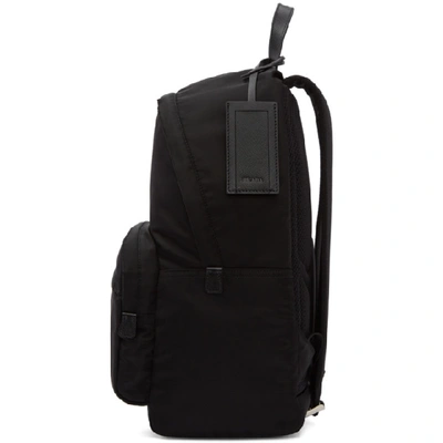 Shop Prada Black Nylon Backpack In F0002 Nero