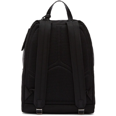 Shop Prada Black Nylon Backpack In F0002 Nero