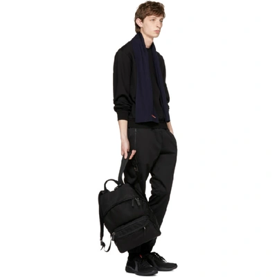 Shop Prada Black Nylon Backpack In F0002 Nero