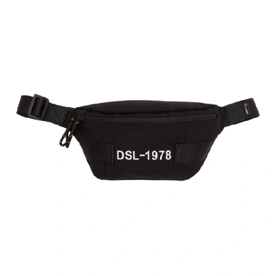 Shop Diesel Black Feltre Belt Bag In T8013 Black