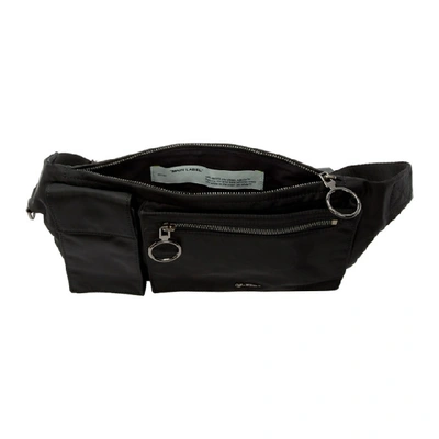 Shop Off-white Black Pockets Fanny Pack In 1000 Blknoc