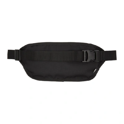 Shop Msgm Black Oval Waist Pouch In 99 Black