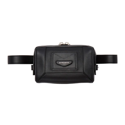 Shop Givenchy Black Envelope Bum Bag Pouch In 001-black
