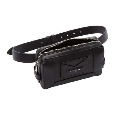 Shop Givenchy Black Envelope Bum Bag Pouch In 001-black