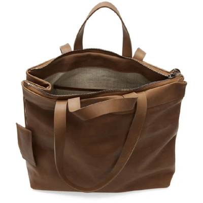 Shop Marsèll Marsell Brown Borso Tote In N1 6749 Brn