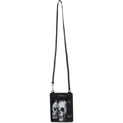 Shop Alexander Mcqueen Black Skull Iphone Case In 1000 Black