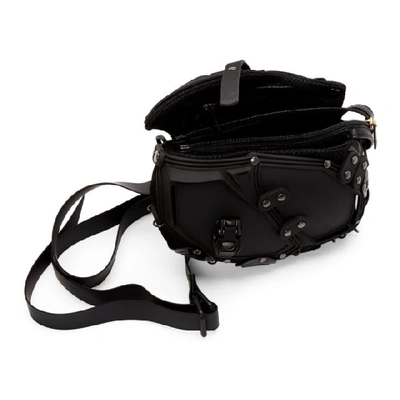 Shop Inneraum Innerraum Black I12 Crossbody Bag In Blk/gunmetl