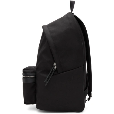 Shop Saint Laurent Black Canvas Giant City Backpack In 1000 Nero/n