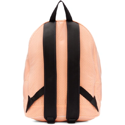 Shop Kenzo Orange Large Logo Backpack In 41 Margold