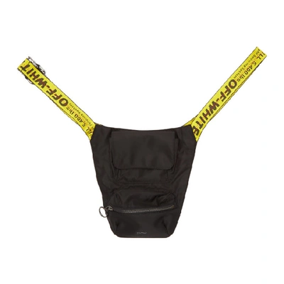 Shop Off-white Black Logo Bodybag In 1000 Blknoc