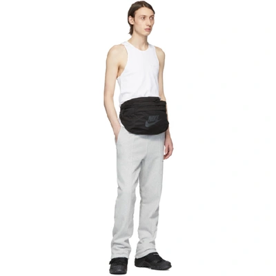 Shop Nike Black Hip Pack In 010blkanthr