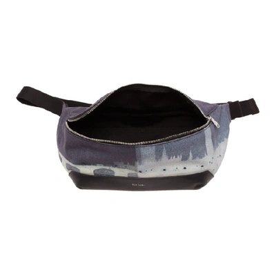 Shop Paul Smith Blue London Photo Print Waist Bag In Pr London