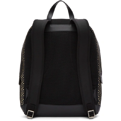 Shop Gucci Black And Gold Guccy Magnetismo Backpack In 8474 Blk/gd