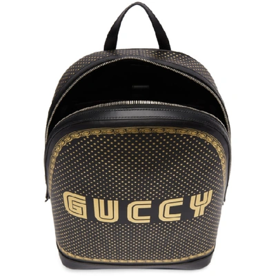 GUCCI 黑色 AND 金色 ”GUCCY“ MAGNETISMO 背包