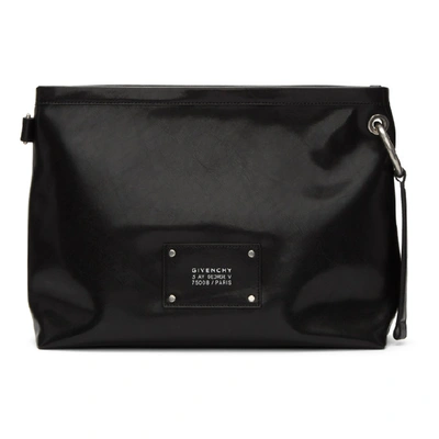 Shop Givenchy Black Logo Tag Crossbody Bag