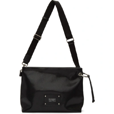 Shop Givenchy Black Logo Tag Crossbody Bag