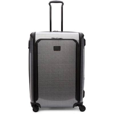 Shop Tumi Silver Tegra-lite® Max Large Trip Expandable Packing Case In Black Graph