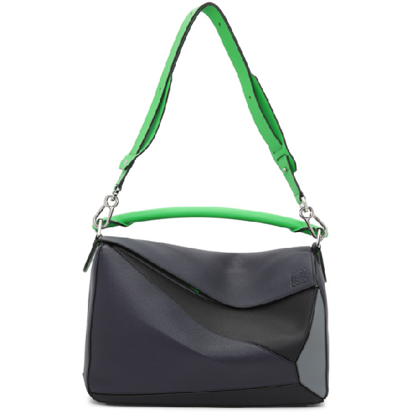 puzzle bag blue