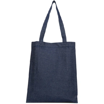 Shop A.p.c. Blue Brain Dead Edition Shopping Tote