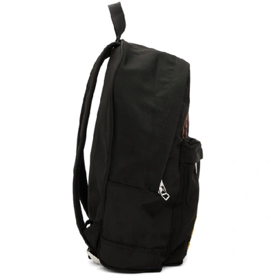 Shop Kenzo Black Canvas Tiger Backpack In 99c Black