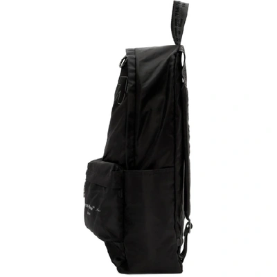 Shop Off-white Black Unfinished Arrows Backpack In 1091 Blksil