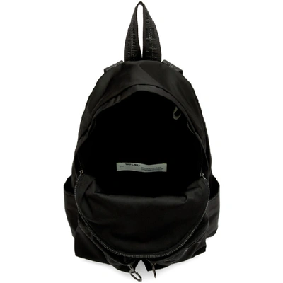 Shop Off-white Black Unfinished Arrows Backpack In 1091 Blksil