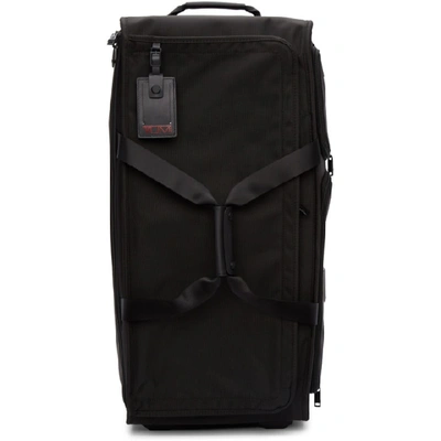 Shop Tumi Black Alpha 3 Large Split 2 Wheeled Duffle Suitcase