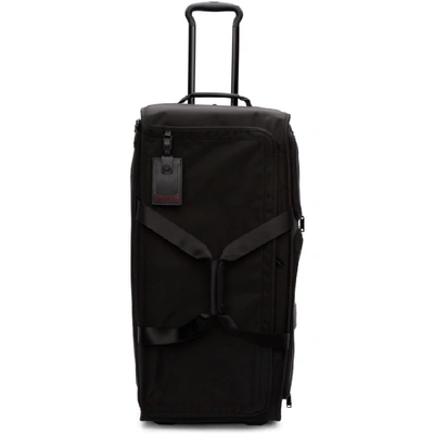 Shop Tumi Black Alpha 3 Large Split 2 Wheeled Duffle Suitcase