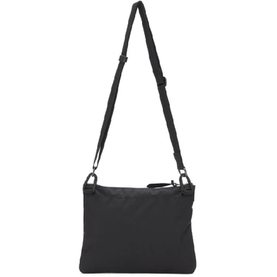 Shop Master-piece Co Black Suede Messenger Bag