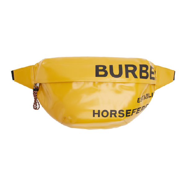 extra large horseferry print coated canvas bag