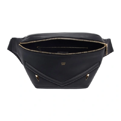 Shop Fendi Black Bag Bugs Belt Bag In F0kur Black