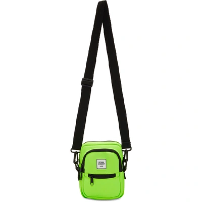 Shop Opening Ceremony Ssense Exclusive Green Mini Neoprene Crossbody Bag In 3000 Green